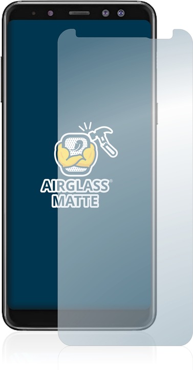 Actual product image BROTECT AirGlass Glass Matte (1 Piece, Samsung Galaxy A8 (2018))