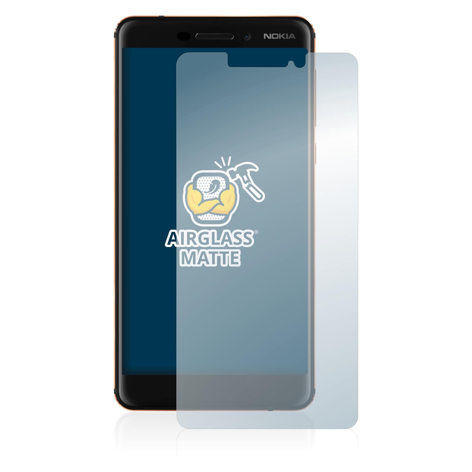 2x Antiriflesso Pellicola Protettiva Opaca per Nokia 6.1 / 6 2018