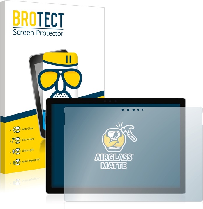 Productafbeelding BROTECT AirGlass Matte kogelwerende glasfolie (1 Stuk, Microsoft Surface Pro 6)