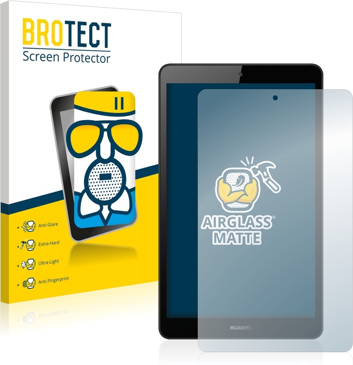 Productafbeelding BROTECT AirGlass Matte kogelwerende glasfolie (1 Stuk, MediaPad M5 Lite 8)