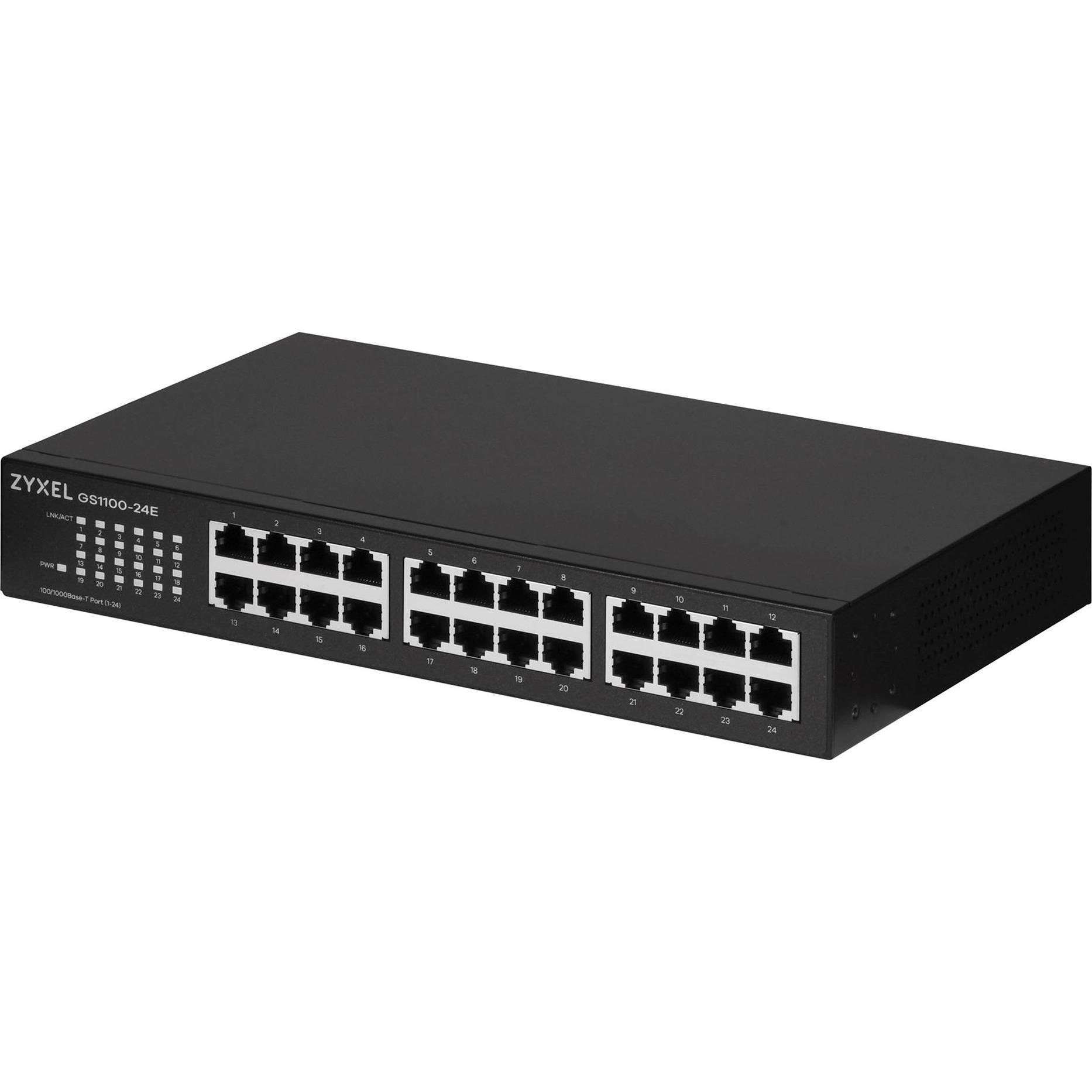 Zyxel GS1100-24E V3 (24 Ports), Netzwerk Switch, Schwarz