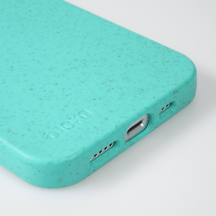 Produktbild Bioka Hülle Biologisch Abbaubar Eco-Friendly Kompostierbar Türkis (Apple iPhone 13 Pro)