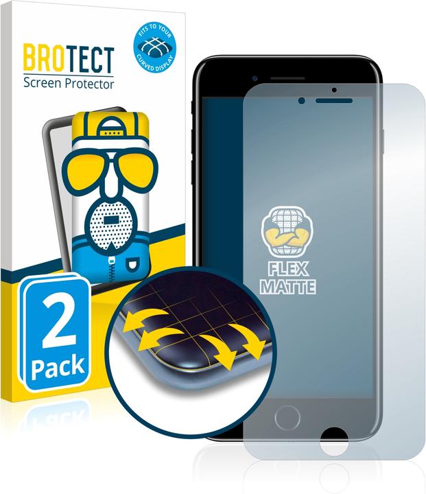 Immagine prodotto BROTECT Full-Cover Pellicola Opaca (2 pz., Apple iPhone 7 Plus)