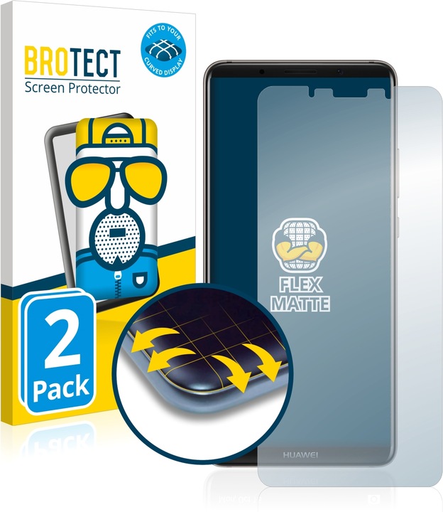 Immagine prodotto BROTECT Full-Cover Pellicola Opaca (2 Pezzo/i, Mate 10 Pro)