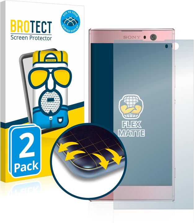 Produktbild BROTECT Full-Cover Displayschutz Matt (2 Stück, Sony Xperia XA2)