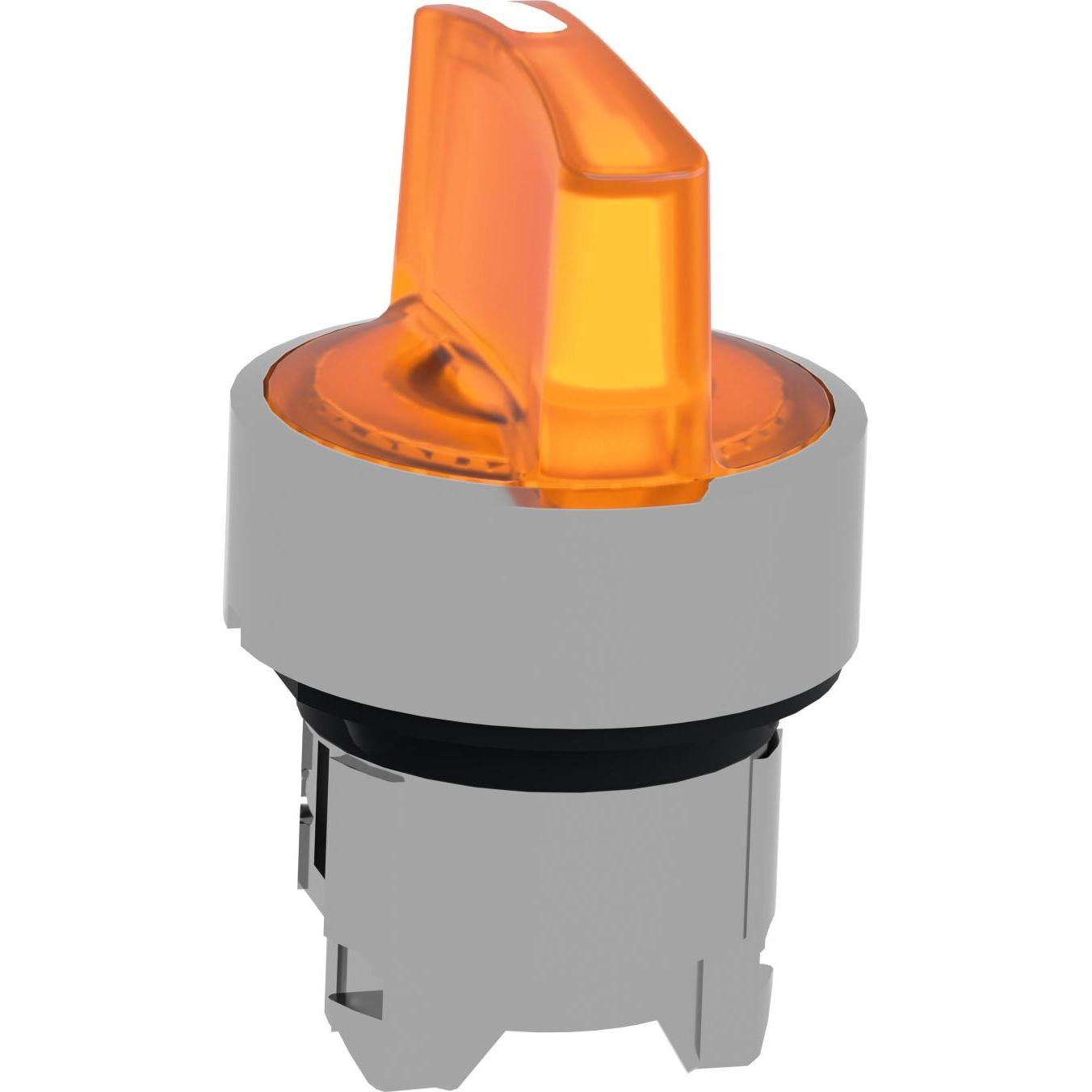 Schneider Electric Wahlschalter 22mm 3-Positionen orange, Taster + Schalter, Orange