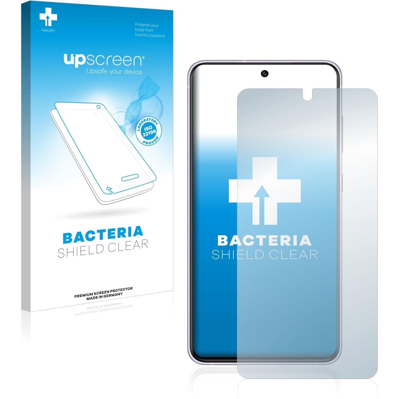 upscreen Antibakterieller Displayschutz (1 Stück, Samsung Galaxy S21 FE 5G), Smartphone Schutzfolie, Transparent