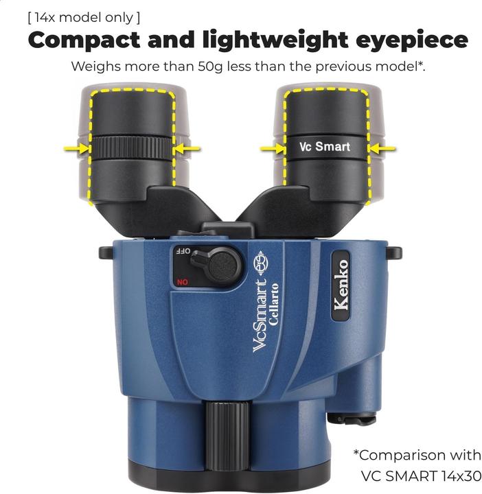 Actual product image Kenko VC Smart 14x30 Image Stabilized Binoculars (14x, 30 mm)