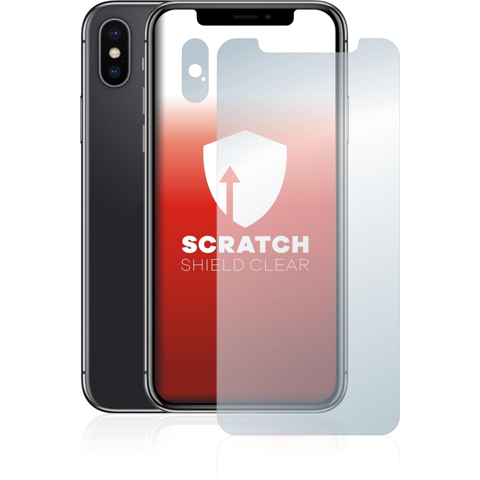 Thumbnail - upscreen Scratch Shield Displayschutz (1 Stück, Apple iPhone X), Smartphone Schutzfolie, Transparent