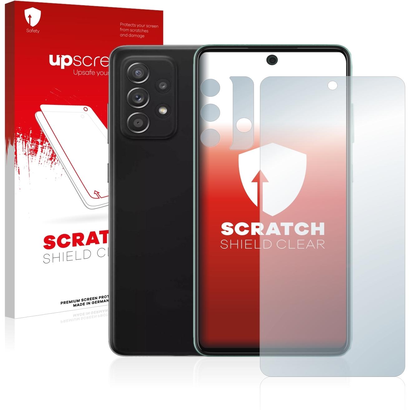 upscreen Scratch Shield Displayschutz (1 Stück, Samsung Galaxy A52), Smartphone Schutzfolie, Transparent