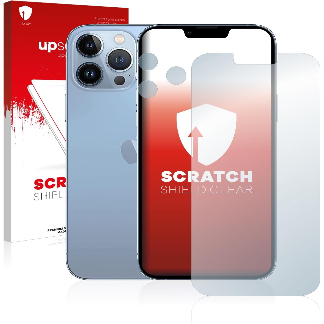 upscreen Scratch Shield Displayschutz (1 Stück, Apple iPhone 13 Pro Max), Smartphone Schutzfolie, Transparent