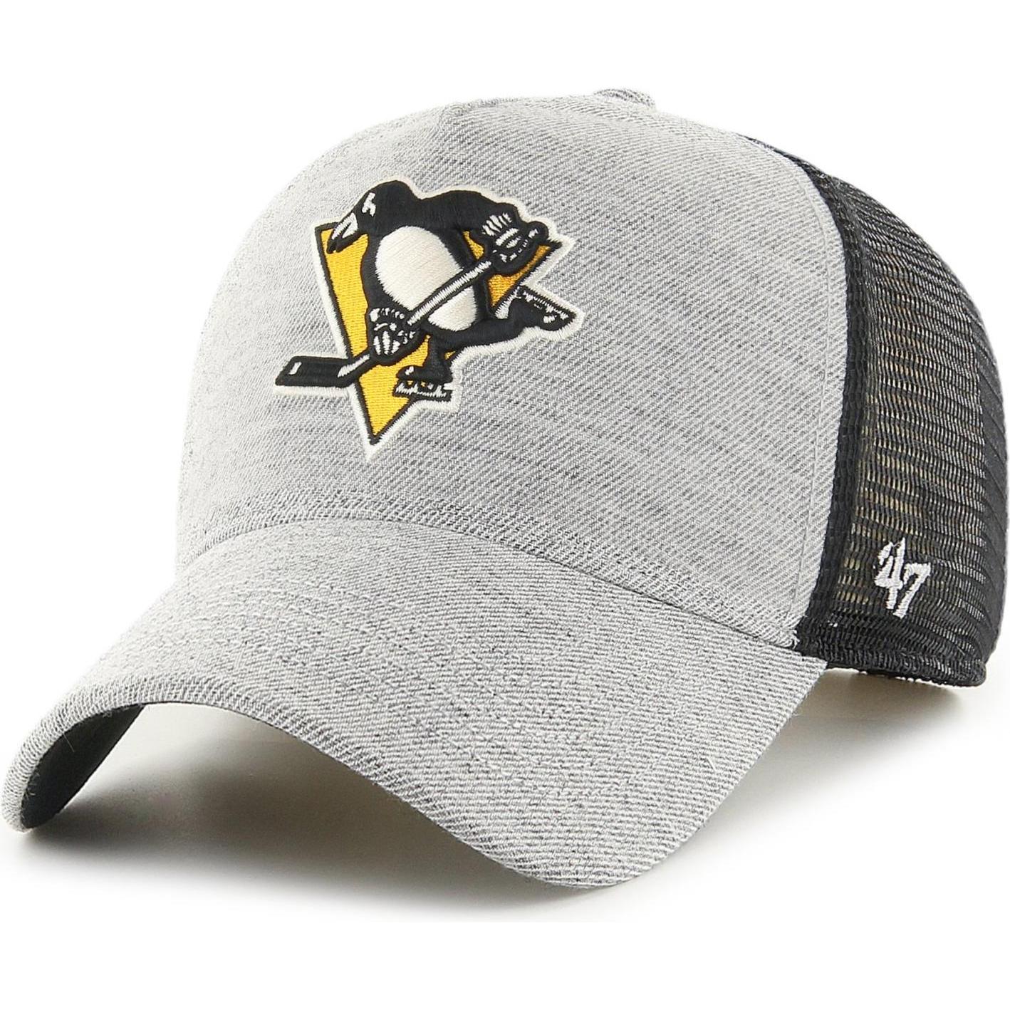 47 Brand, Herren, Cap, Trucker Cloud Pittsburgh Penguins, Grau, (One Size)