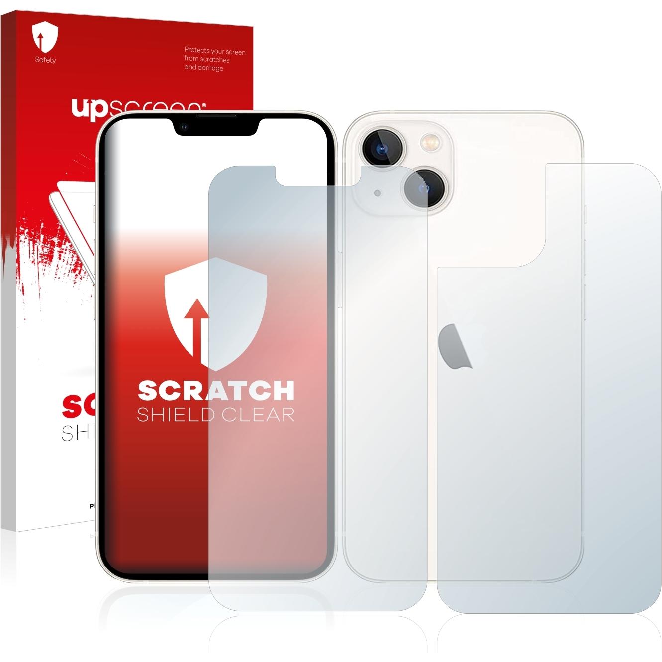 upscreen Scratch Shield Displayschutz (1 Stück, Apple iPhone 13), Smartphone Schutzfolie, Transparent