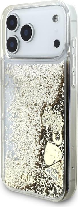 Produktbild Guess - Liquid Glitter Charms (GUHCP17XGLHFLGO) - iPhone 17 Pro Max - Gold (Apple iPhone 17 Pro Max)