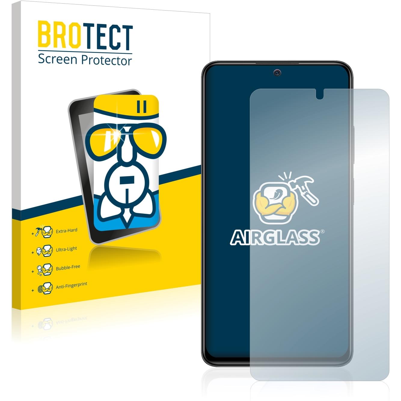 BROTECT AirGlass Panzerglasfolie (1 Stück, Xiaomi Redmi Note 11 Pro 5G), Smartphone Schutzfolie, Transparent