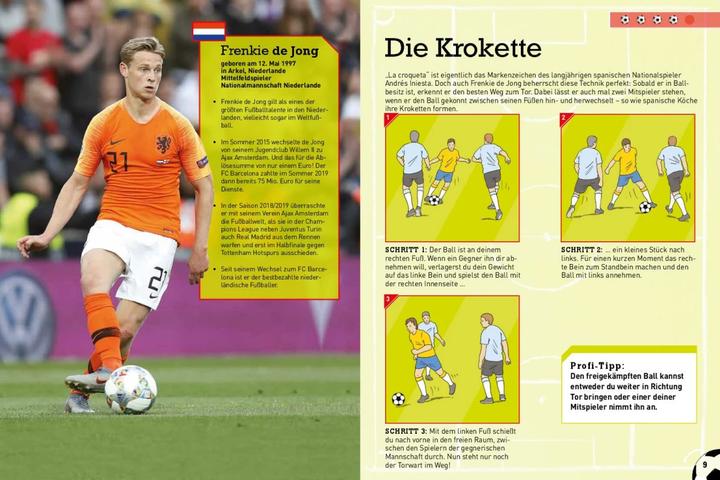 Produktbild Die besten Fussballtricks - Mit Trainingsposter (Deutsch, Sandra Noa, Hendrik Kranenberg, Schwager & Steinlein Verlag, 2017)