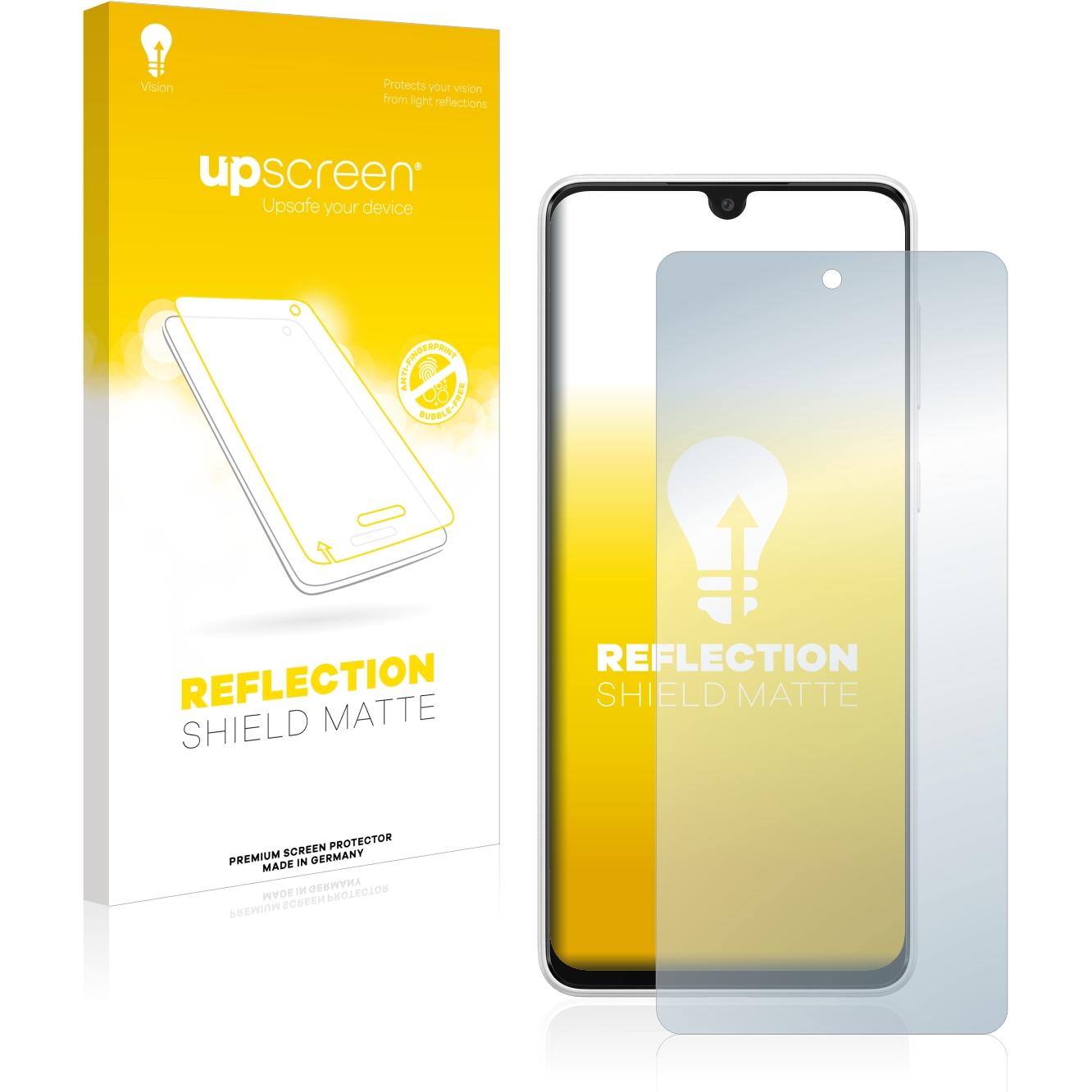 upscreen Reflection Shield Displayschutz Matt (1 Stück, Samsung Galaxy A33 5G), Smartphone Schutzfolie, Grau