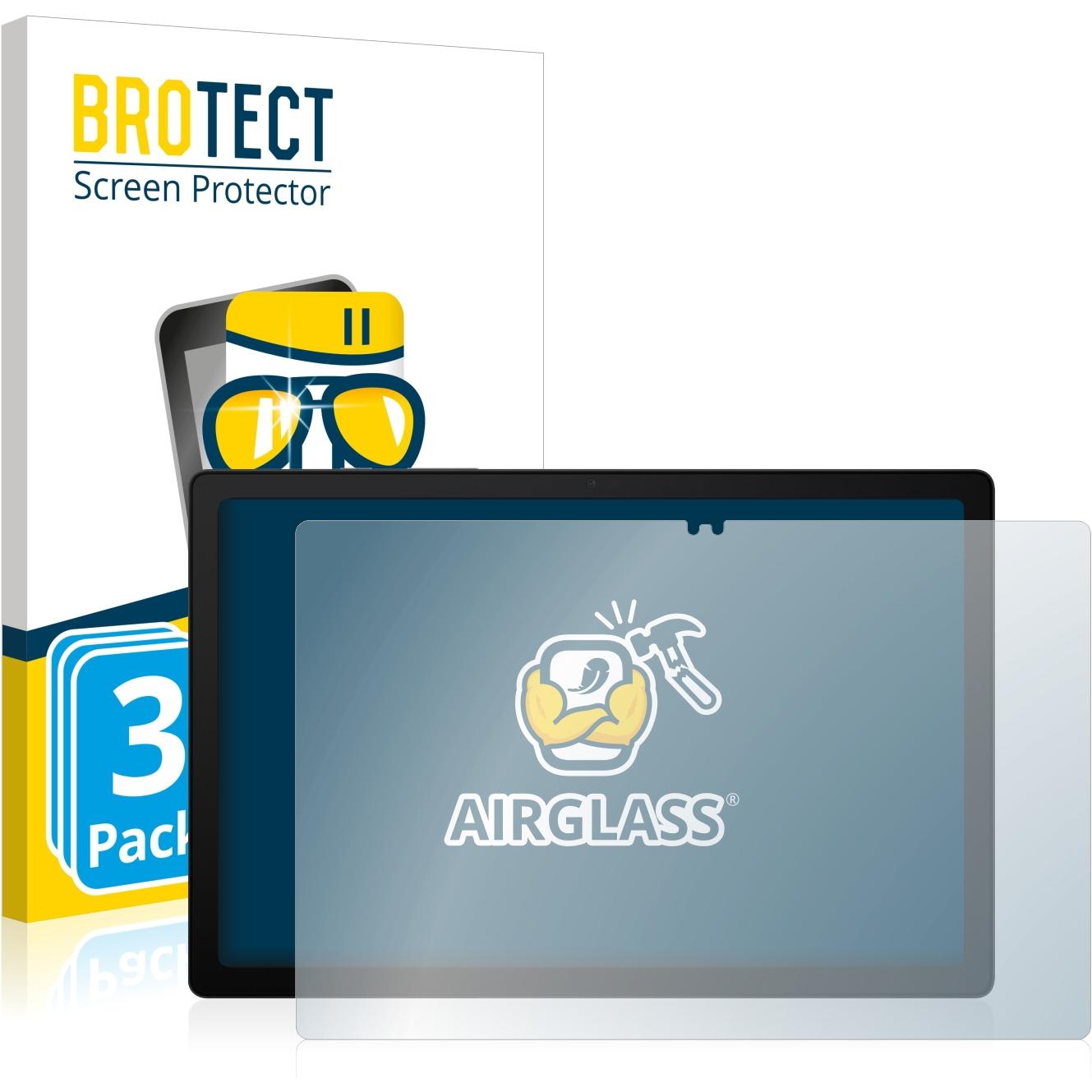 Thumbnail - BROTECT AirGlass Panzerglasfolie (3 Stück, Galaxy Tab A8), Tablet Schutzfolie