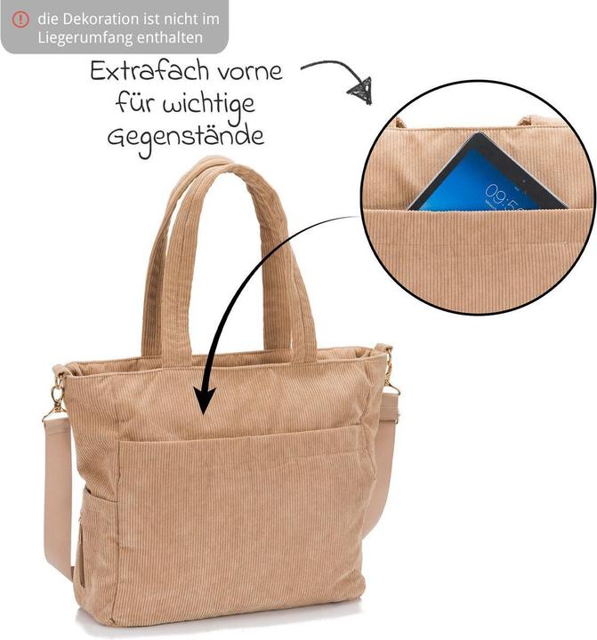 Produktbild Fillikid Wickeltasche Cord