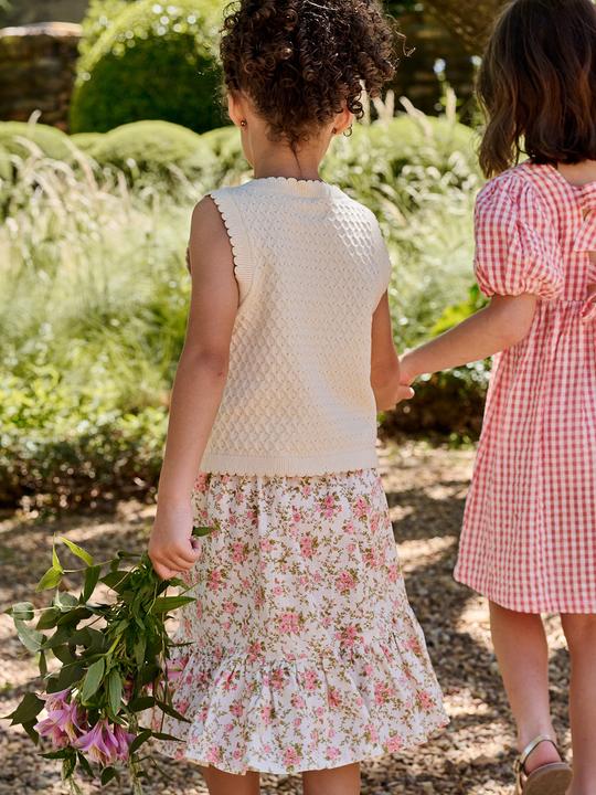 Produktbild Vertbaudet Bedruckter Midirock Mädchen (122)