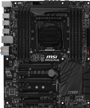 Produktbild MSI X99s Sli Plus (LGA 2011-v3, Intel X99, ATX)