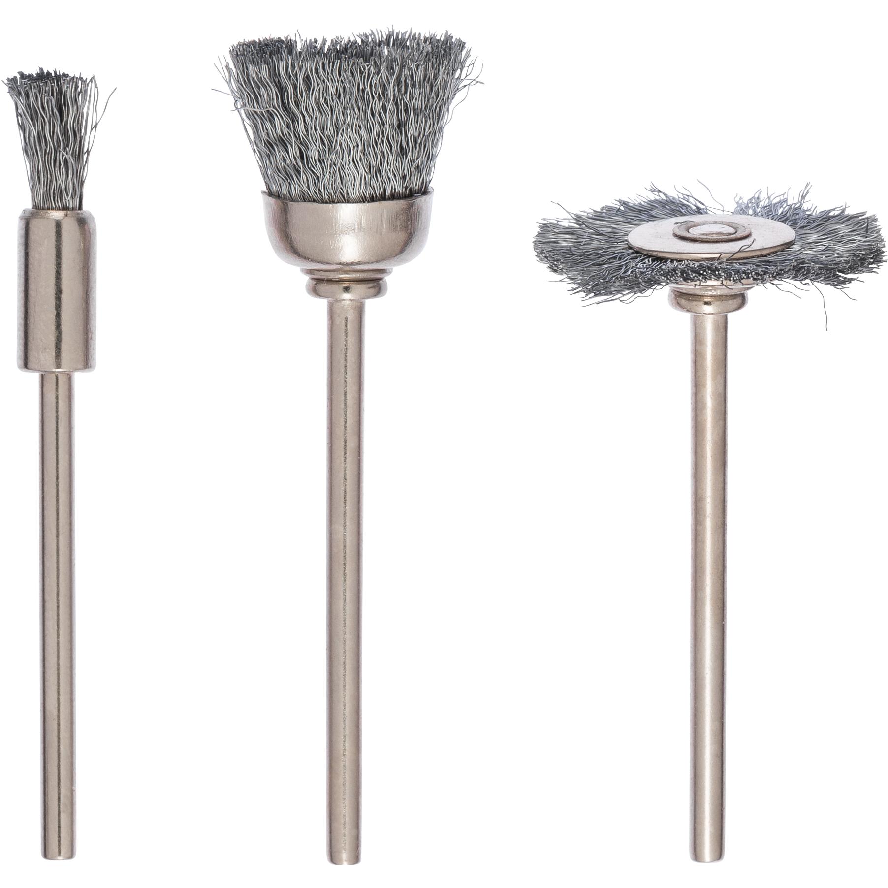 Bosch Zubehör, Abrasivi, Set di mini spazzole da 3 pezzi Set di mini spazzole da 3 pezzi