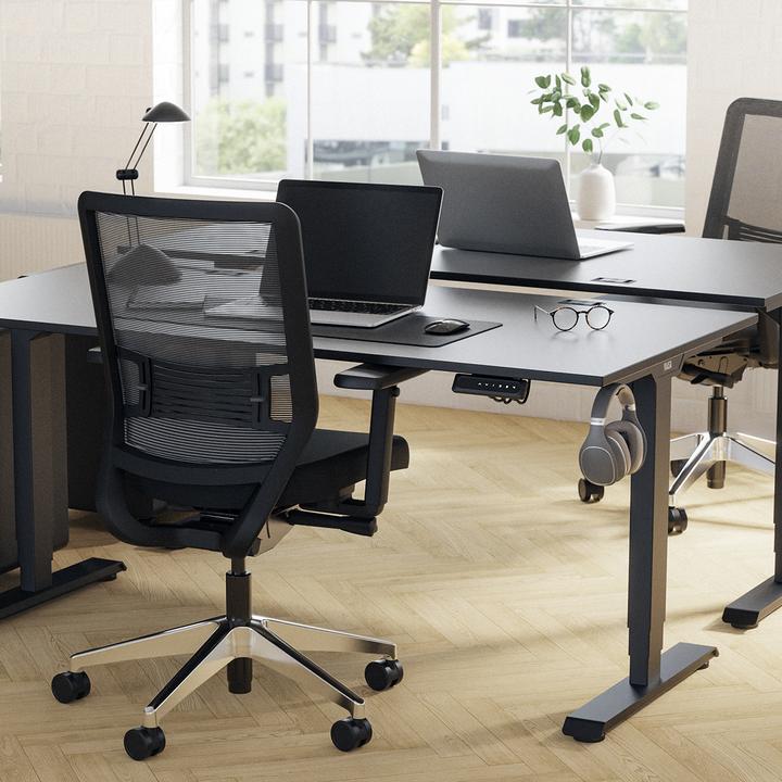Produktbild Yaasa Desk Essential - Höhenverstellbarer Schreibtisch (120 x 80 x 127 cm)