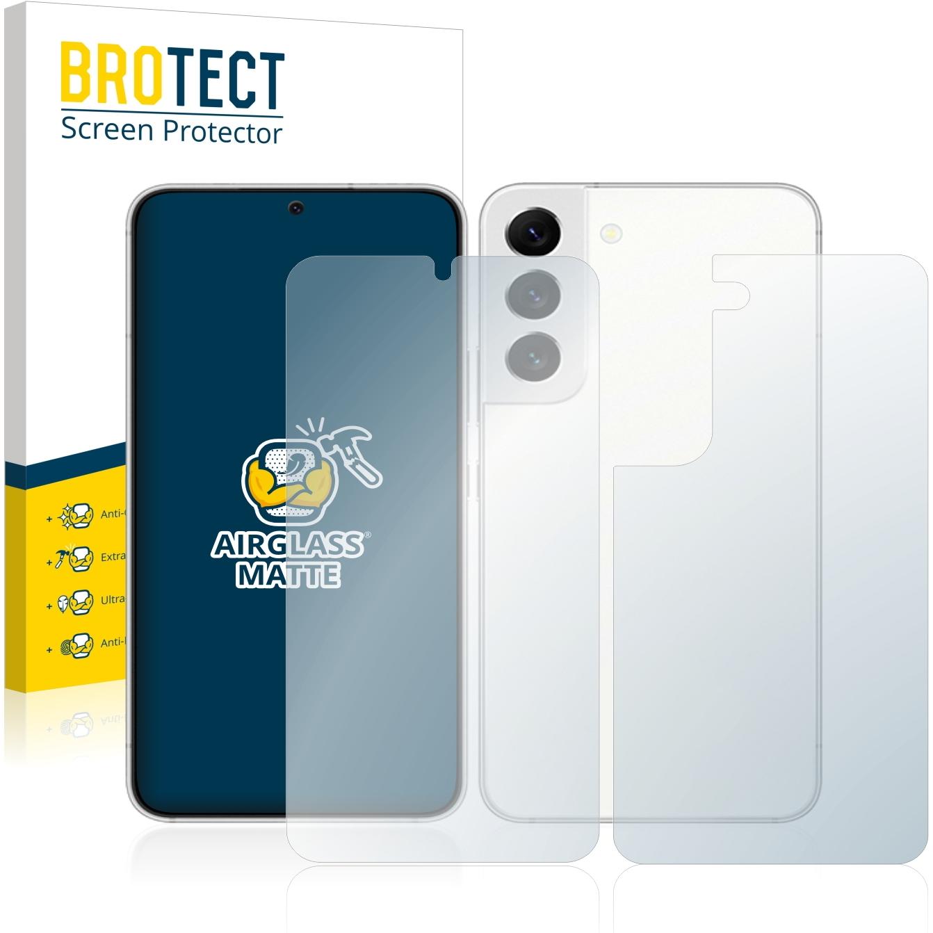 Thumbnail - BROTECT AirGlass Panzerglasfolie Matt (1 Stück, Samsung Galaxy S21), Smartphone Schutzfolie, Grau