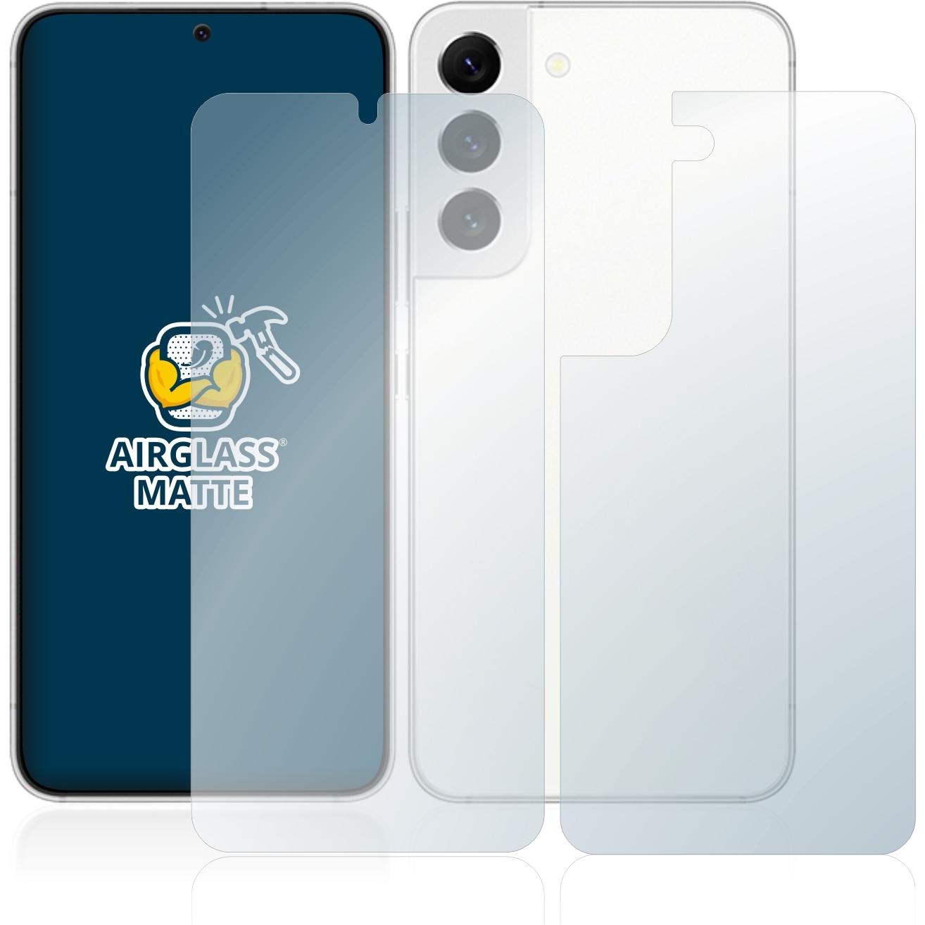 Thumbnail - BROTECT AirGlass Panzerglasfolie Matt (1 Stück, Samsung Galaxy S21), Smartphone Schutzfolie, Grau