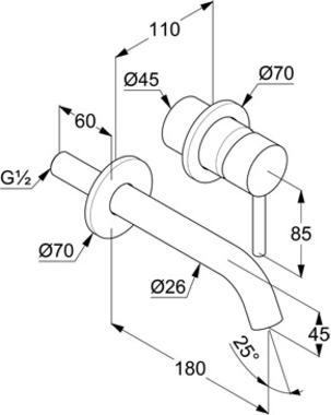 Produktbild Kludi 38244N076