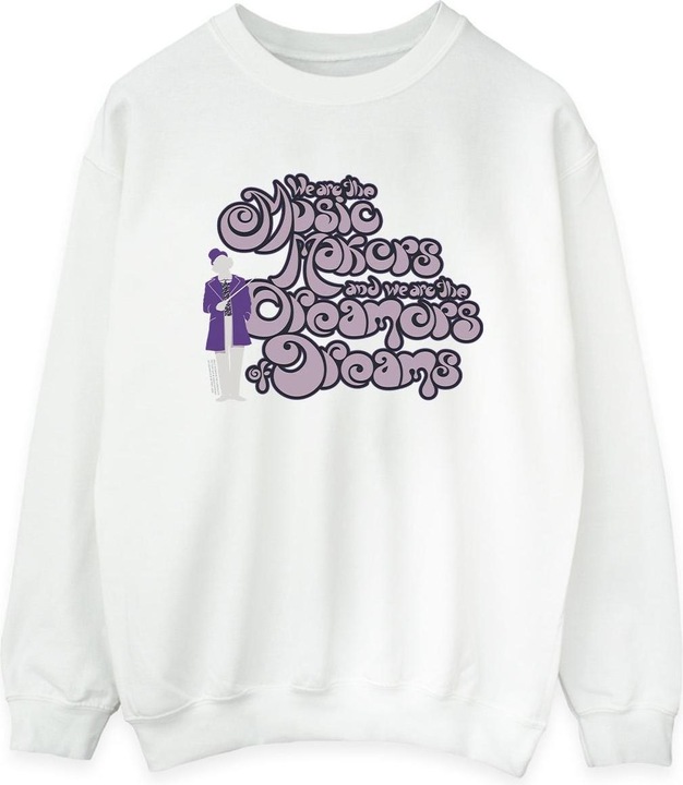 Immagine prodotto Willy Wonka & the Chocolate Factory Dreamers Text Felpa Donna (3XL)