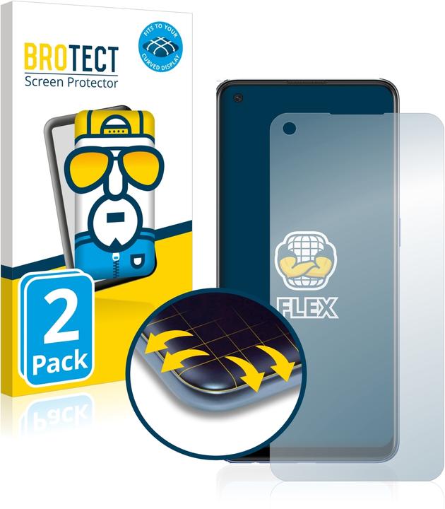 Produktbild BROTECT Full-Cover Displayschutz (2 Stück, Oppo A74)