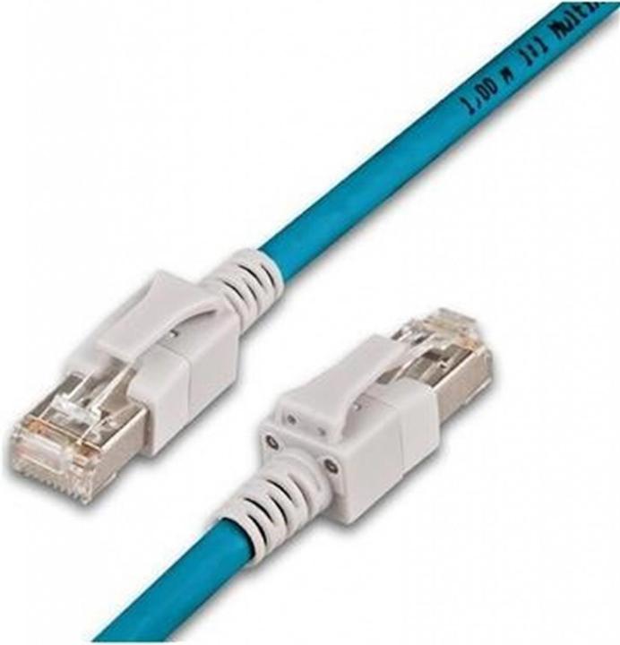 Produktbild Wirewin Cat.6A LED Patchkabel 2m blau (SF/UTP, S/FTP, CAT6a, 2 m)