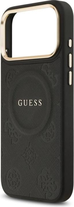 Produktbild Guess PU Leather Peony Pattern Case für Apple iPhone 17 Pro Max - black (Apple iPhone 17 Pro Max)