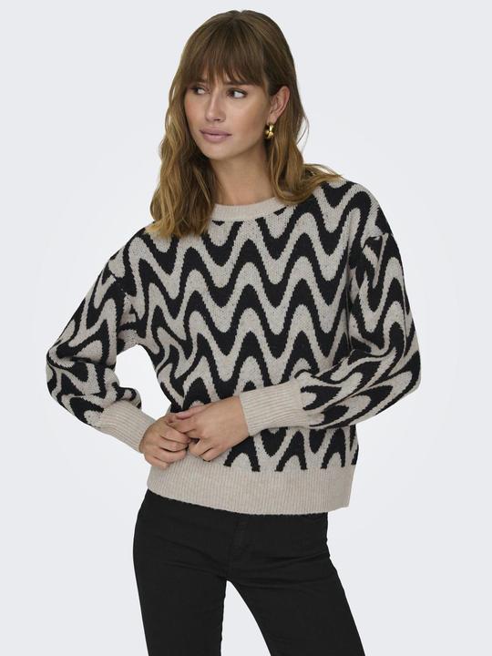 Produktbild Only Gemusterter Strickpullover (M)