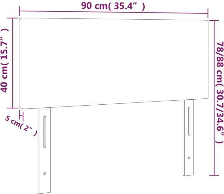 Actual product image VidaXL Templeton (90 x 5 x 88 cm)