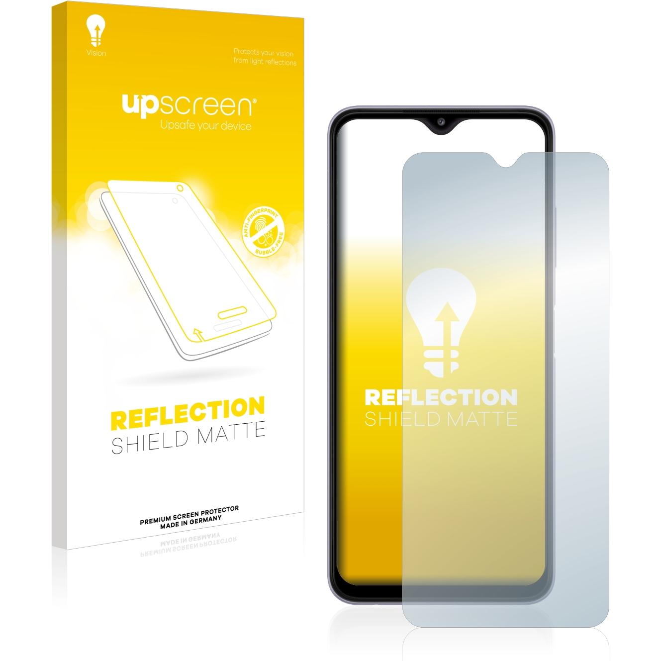 upscreen Reflection Shield Displayschutz Matt (1 Stück, Samsung Galaxy A22 5G), Smartphone Schutzfolie, Grau