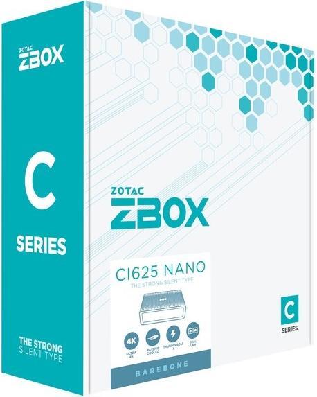 Produktbild Zotac ZBOX-CI625NANO I3-1115G4 Intel DDR4 HDMI DP (Intel Core i3-1115G4)