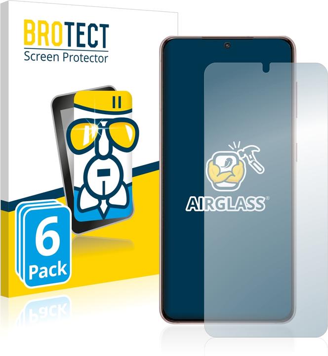Actual product image BROTECT AirGlass Glass (6 Piece, Samsung Galaxy S21 5G)