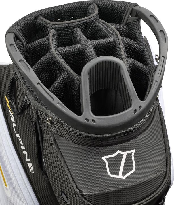 Actual product image Wilson - Alpine Cart Bag - Black/White/Orange