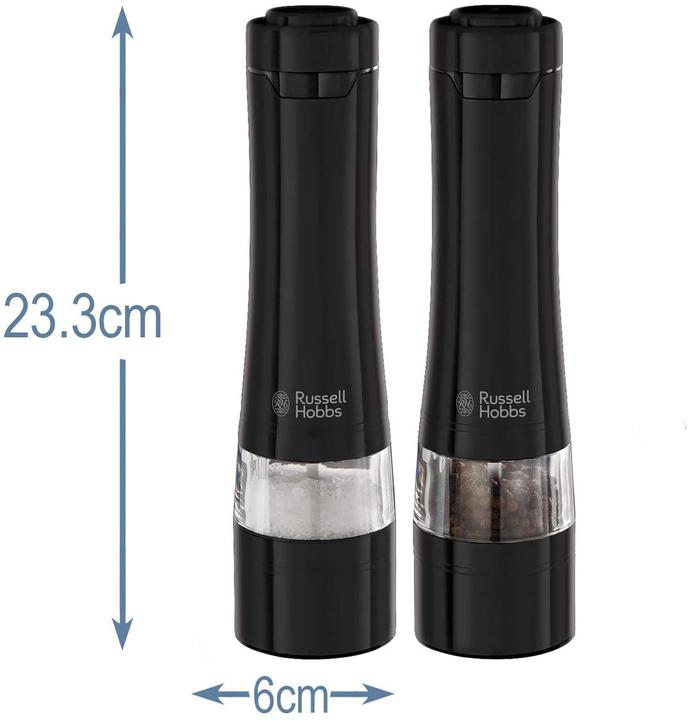Actual product image Russell Hobbs Spice shaker salt and pepper shaker set (Salt, Pepper)