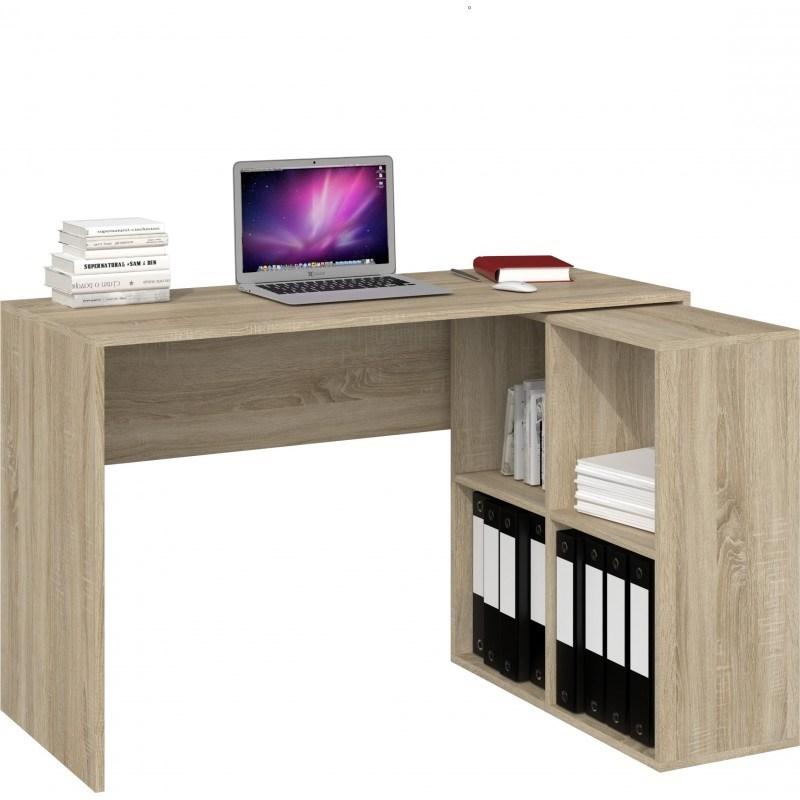 Topeshop, Schreibtisch, BIURKO PLUS SONOMA Computertisch Eichenfarben