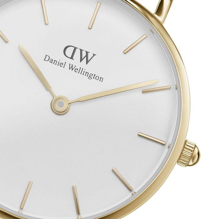 Image du produit Daniel Wellington Classic Petite Evergold blanche (32 mm) (Montre avec pierre précieuse, 32 mm)