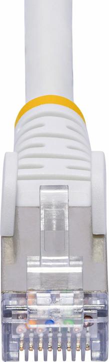 Actual product image StarTech com 3m White CAT8 Ethernet Cable, Snagless RJ45, 25G/40G, 2000MHz, 100W PoE++, S/FTP, 26AWG (S/FTP, 3 m)