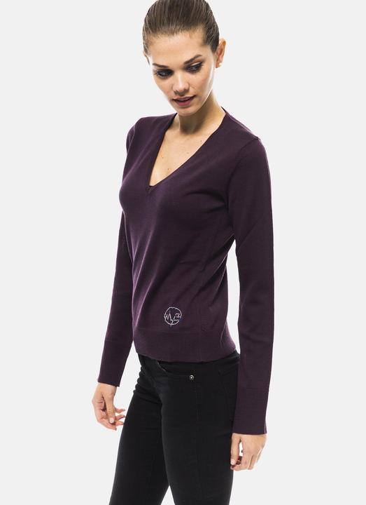 Produktbild Montana Frauen Leder Pullover - Valora Lux Modell - Made In Italy (44)