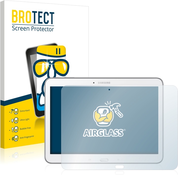 Productafbeelding BROTECT AirGlass kogelwerende glasfolie (1 Stuk, Galaxy Tab 4 10.1)