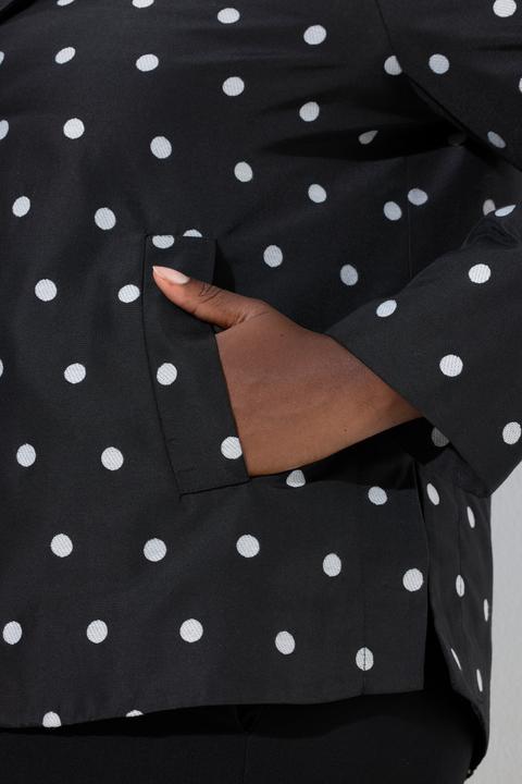 Actual product image Ulla Popken Jacquard Polka Dot Jacket (54)