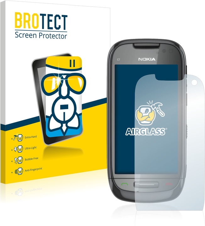 Image du produit BROTECT AirGlass Premium (1 pièce(s), Nokia C7-00-00)