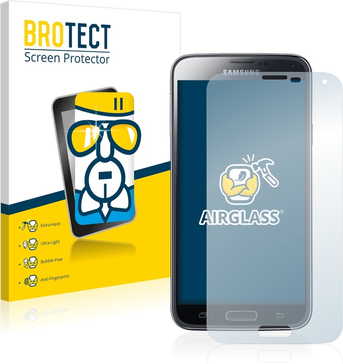 Produktbild BROTECT AirGlass Panzerglasfolie (1 Stück, Samsung Galaxy S5)