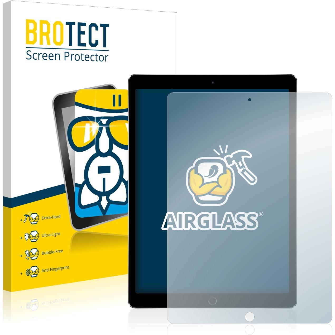 BROTECT AirGlass Panzerglasfolie (1 Stück, iPad Pro 12.9), Tablet Schutzfolie